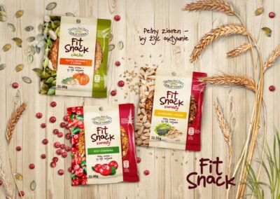 Fit Snack – Logo, Opakowania, Plakaty